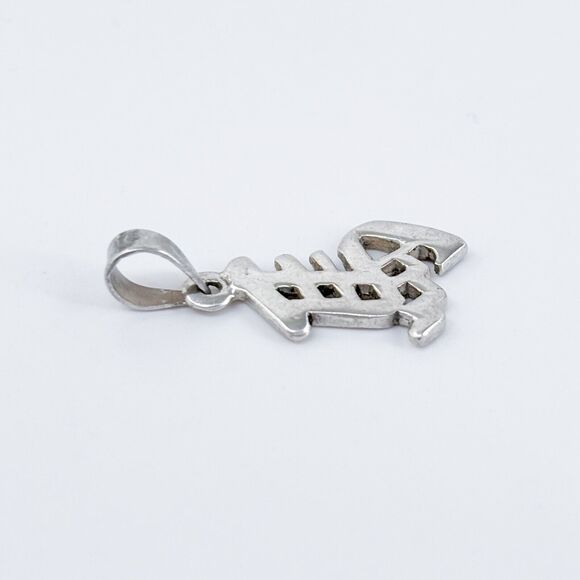 Vintage Sterling Silver 925 Chinese Zodiac Horse Kanji Pendant - Picture 3 of 6